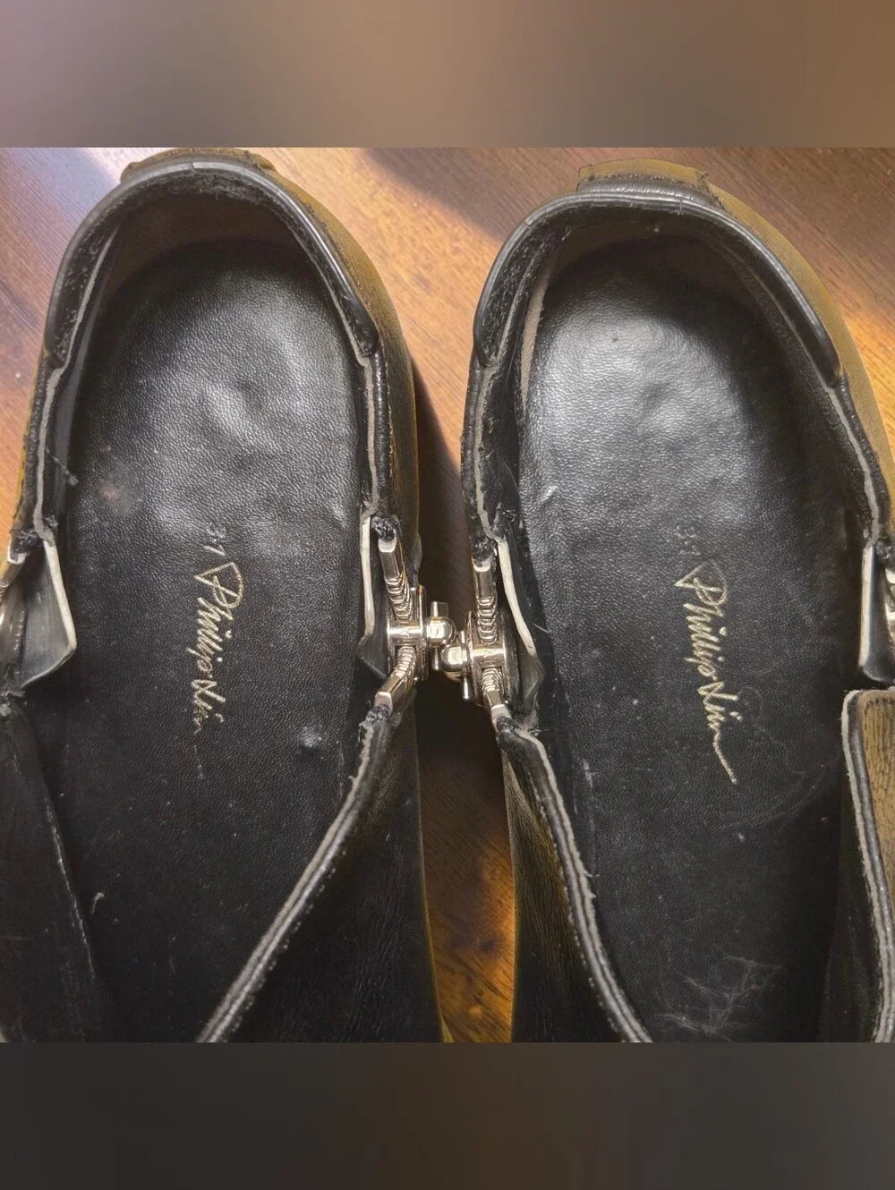 3.1 Phillip Lim Black Leather Short Ankle Booties Size 37.5 / US 7